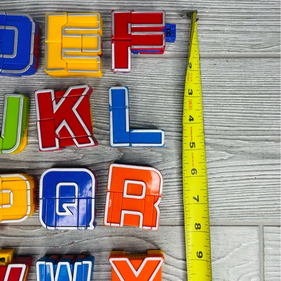 Vintage Lot of Transforming Alphabet Alphabot Robots Toy Educational Learning 34 - Picture 2 of 10